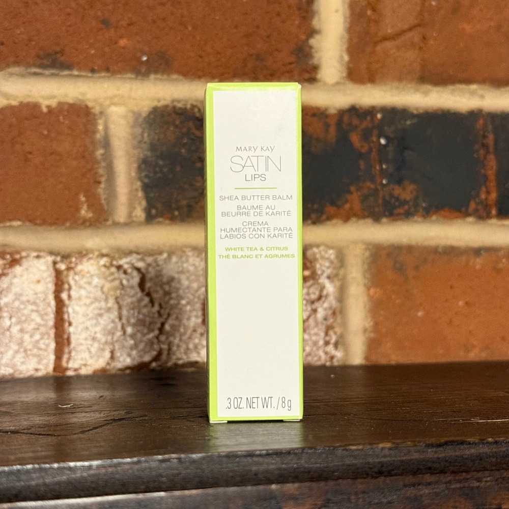 Mary Kay Satin Lips Shea Butter Balm White Tea & Citrus Lip Treatment 0.3oz 8g